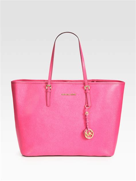 michael kors pastel pink purse|Michael Kors hot pink.